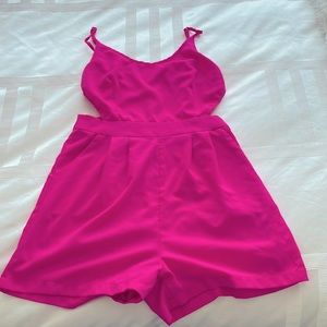 Pink romper